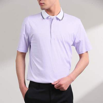 8293/优品剪标时尚休闲男士短袖POLO衫HLTT1564V2