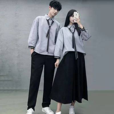 30307/英伦初高中学生校服班服学院风日系JK制服套装运动合唱演出服男女