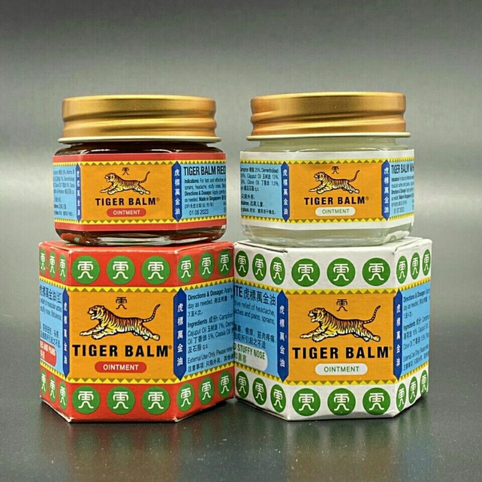 虎标(tigerbalm)红,白 【新加波原装正品】虎牌万金油清凉油19.4g