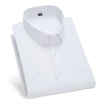 23580/凡客诚品VANCL新品短袖衬衫男夏商务百搭白色衬衫正装男上衣衬衣