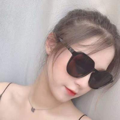 34242/2021新款ins墨镜女圆脸大脸显瘦学生霸气社会街拍眼镜蹦迪网红款