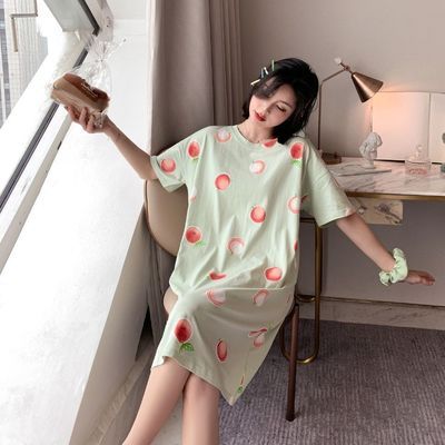 34800/睡衣裙装睡衣女夏季套连衣裙水蜜桃短睡裙家居服薄款休闲日系闺蜜【6月10日发完】