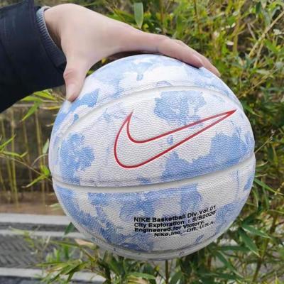 33288/耐寇最新天空蓝限定款耐磨街头比赛送礼必备篮球耐磨防滑7号精品