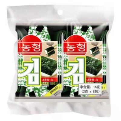 农亨岩烧海苔16g*2包海苔片即食儿童海苔寿司紫菜拌饭零食原味