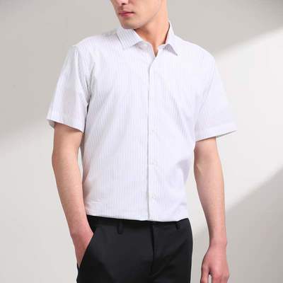 7591/优品剪标时尚休闲男式短袖衬衫HLZLJV506