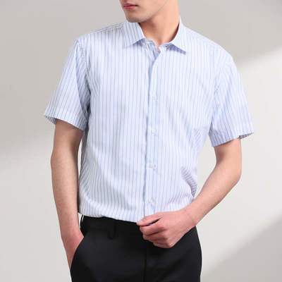 7590/优品剪标时尚休闲男式短袖衬衫HLZLJV507