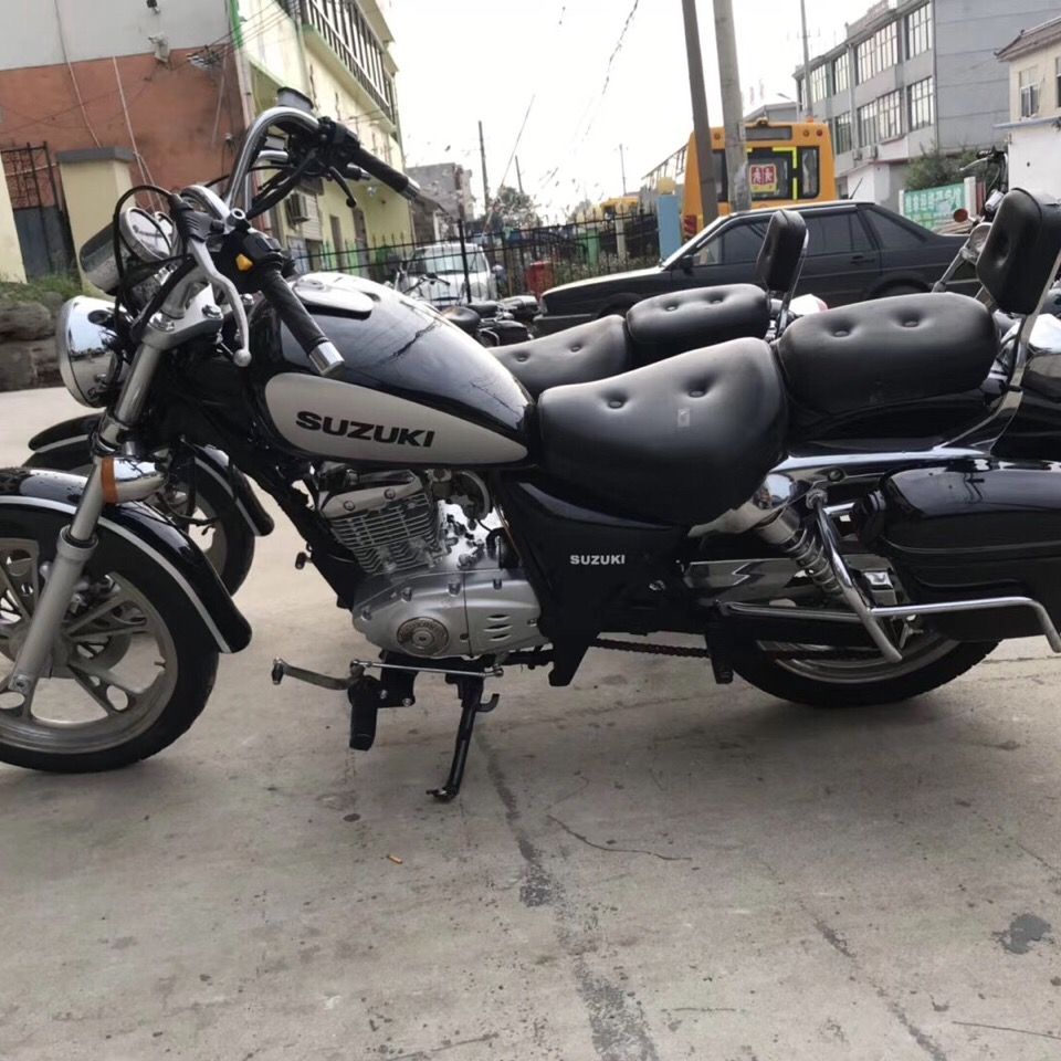 二手铃木风暴太子125cc美式复古巡航大地鹰王机车摩托车整车