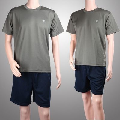 54251/正品体能训练服 半袖短裤套装 圆领汗衫T恤训练体能服