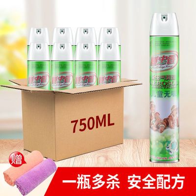 27204/大瓶杀虫剂家用喷雾剂无味酒店气雾剂灭害灵驱蚊子苍蝇杀蟑螂