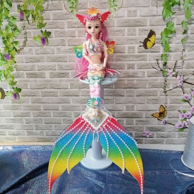 76367/美人鱼玩具人鱼公主梦幻蝴蝶仙子带翅膀洋娃娃儿童女孩生日礼物