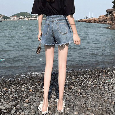 37668/米度丽孕妇牛仔短裤宽松打底裤子薄款孕妇短裤女夏外穿时尚孕妇装