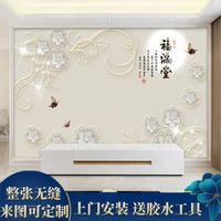 定制3d电视背景墙壁画客厅装饰壁纸5d立体电视墙8d无缝影视墙壁布