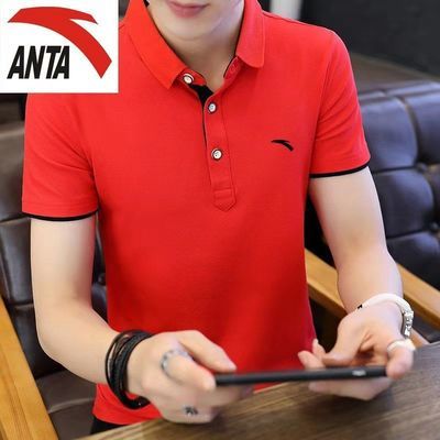 40170/男士夏季新款纯棉短袖t恤翻领上衣运动休闲poio衫韩版修身2021