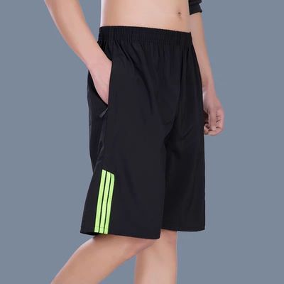 23452/外穿大裤衩五分短裤男系绳直筒可下水运动冰丝速干纯色沙滩空调裤