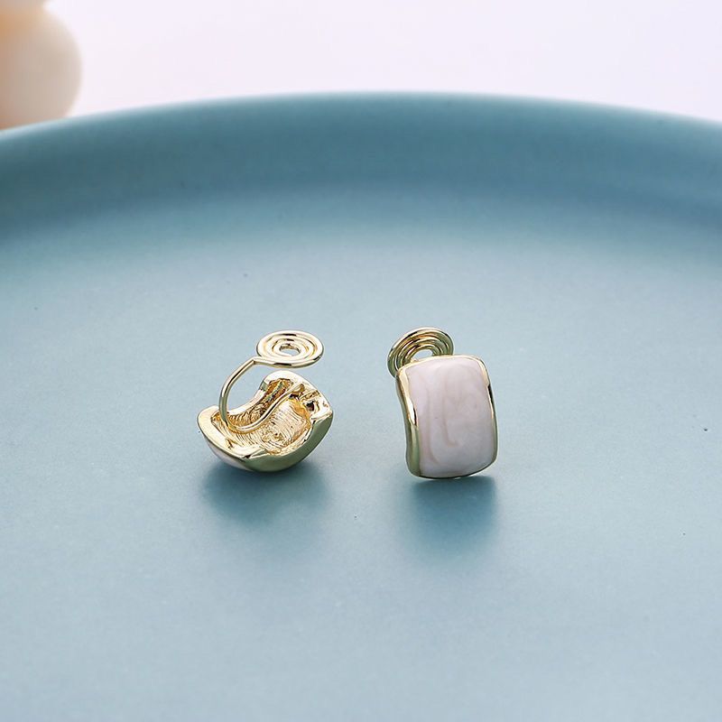 蚊香盘耳夹无耳洞硅胶无痛复古气质法式ins小众高级感耳圈耳环女