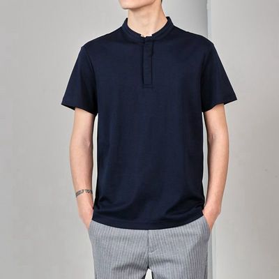 7481/优品剪标时尚休闲男式短袖POLO衫HLTTJJ1390B5
