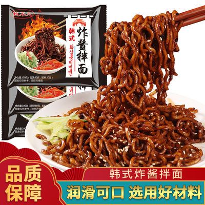 106358/甄不凡韩式炸酱面老北京泡面网红拌面批发一整箱方便面夜宵小零食