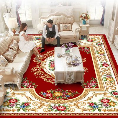 欧式地毯客厅沙发茶几毯卧室床边毯大面积满铺毯家用可水洗可定制