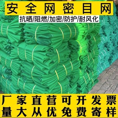 39118/建筑安全网阻燃密目网工程工地用网电梯口防护绿网防尘绿化盖车网