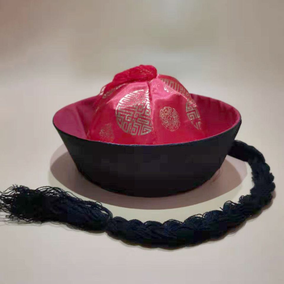 精品男帽子圆顶古装帽影视演出冠帽古代配饰皇帝帽太监帽