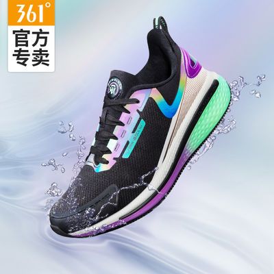 76581/雨屏4.0冰河同款361运动鞋女2021冬季防泼水Q弹跑步鞋女42228