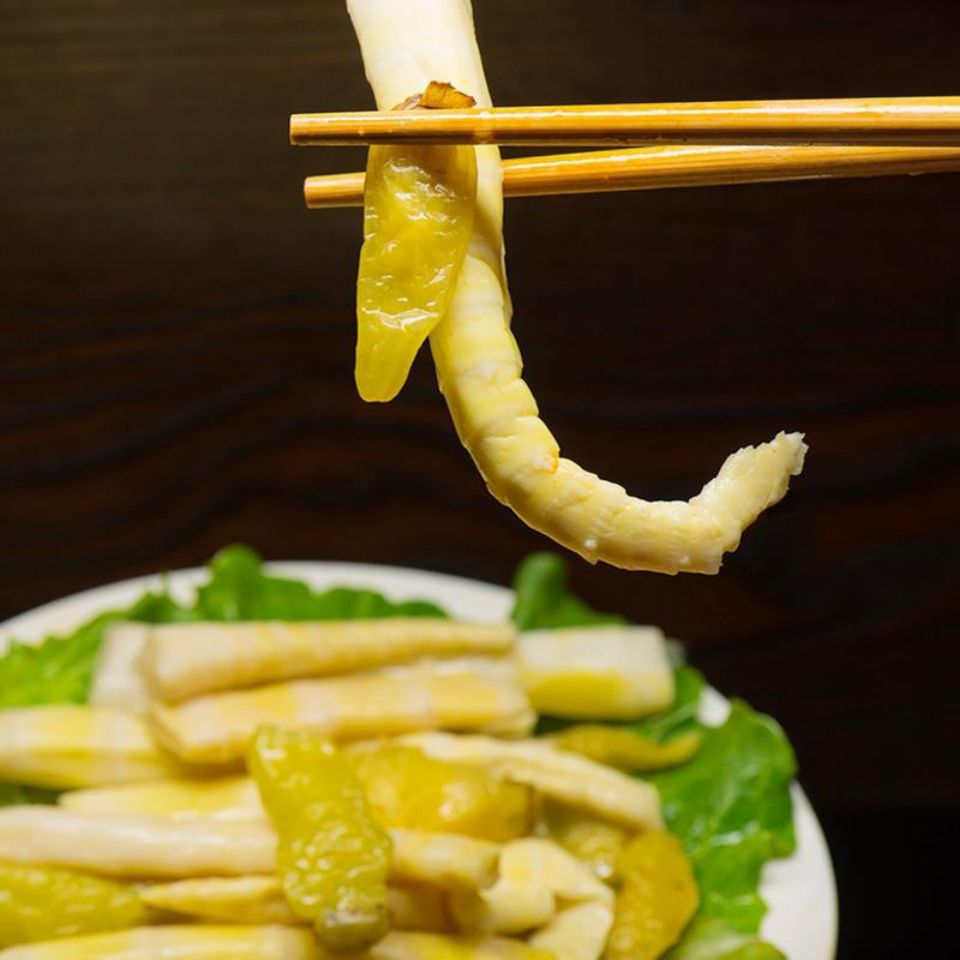 75788-四川 馋外婆泡山椒笋尖100g泡椒笋尖即食笋酸辣笋尖 休闲零食-详情图