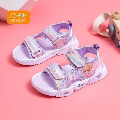 37521/巴拉巴拉旗下棉致2021新款夏季女童休闲凉鞋中大童公主儿童女孩鞋