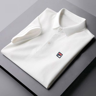 17675/Polo衫男士短袖潮牌刺绣翻领T恤夏季新款纯棉男装中青年宽松上衣
