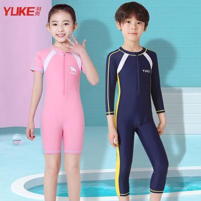 52574/儿童泳衣男女童小中大童游泳衣2020年新款洋气宝宝防晒连体泳装备