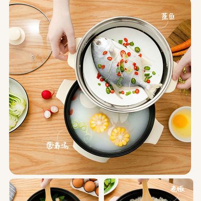 35369/电煮锅家用多功能迷你全自动智能快速煲汤锅宿舍煮粥神器稀电煮锅