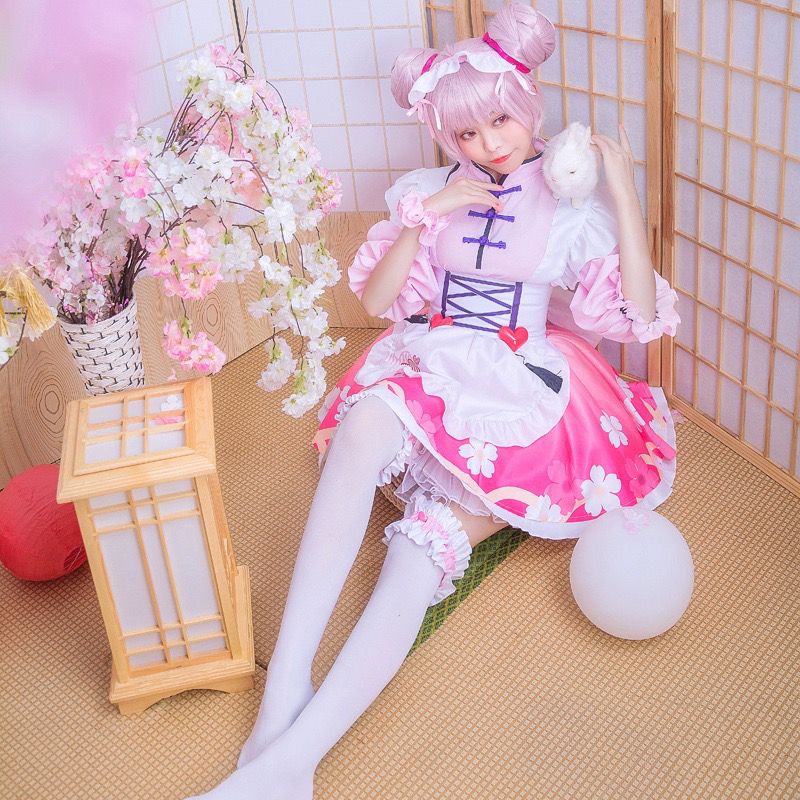 王者荣耀手游cosplay服小乔女仆装农药cosply服装