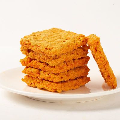 豪氏肉松锅巴蟹黄蛋黄糯米肉松锅巴零食小吃休闲食品充饥夜宵
