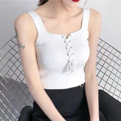 29010/新款冰丝大码辣妹性感小吊带背心女打底内搭外穿潮流显瘦上衣胖mm