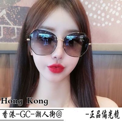 33587/2021年新款女士时尚墨镜 韩版潮防紫外线偏光太阳眼镜网红大脸夏