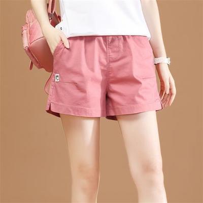 40003/短裤女夏季2021新款薄款高腰宽松显瘦直筒阔腿裤运动休闲裤百搭潮
