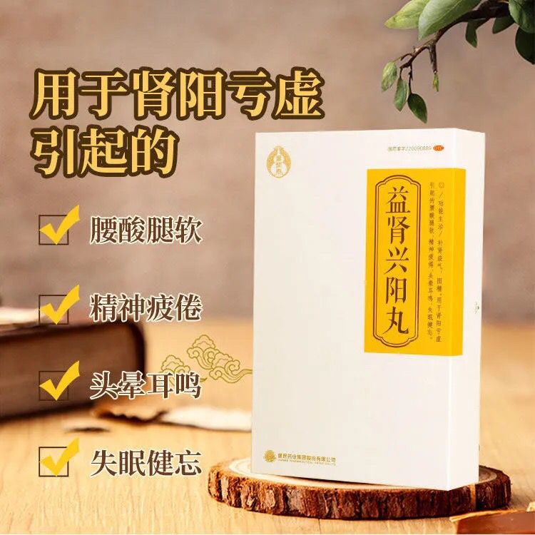 叶开泰 益肾兴阳丸 6丸*20袋/盒 补肾益气固精肾阳亏虚腰酸软疲惫【2