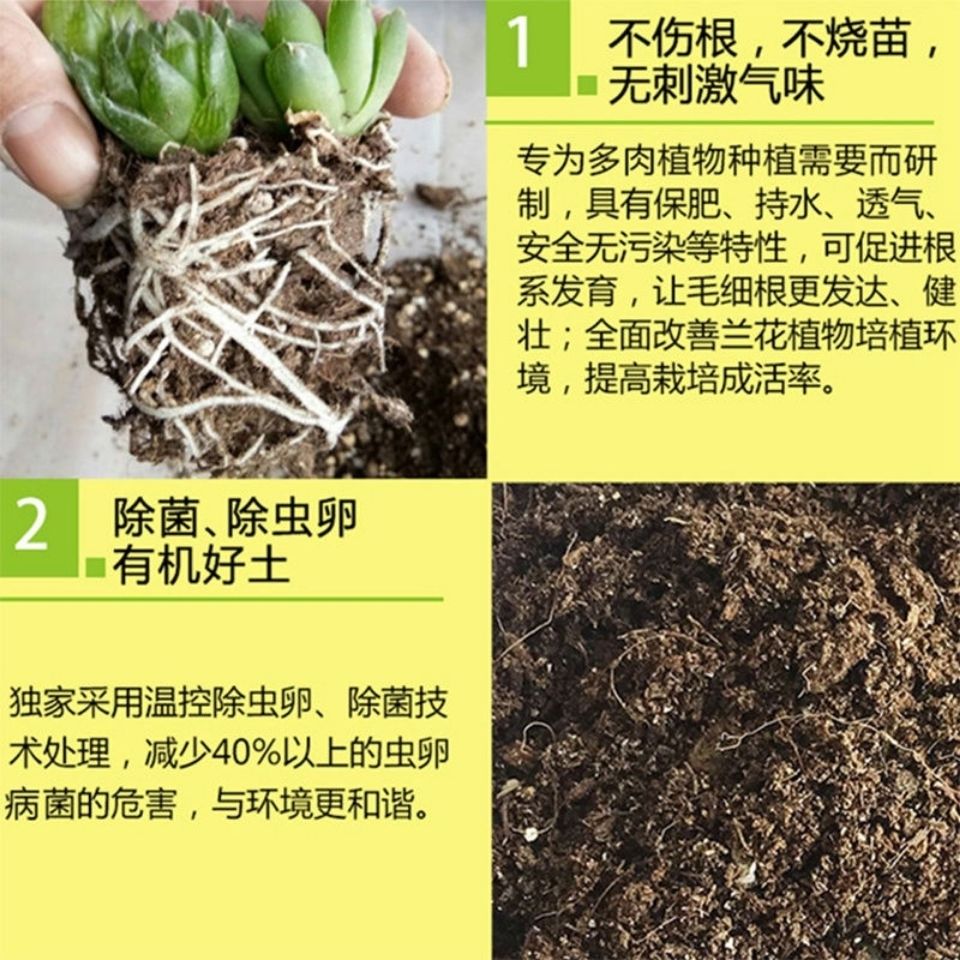 卡纳玛朵多肉土专用营养土6l多肉植物颗粒土大包种花养花有机土壤 虎窝拼