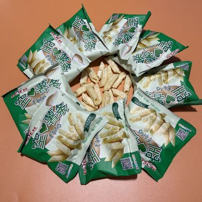 嘉海食品 膨化食品五香烧烤味空心薯条 脆香薯片20小包