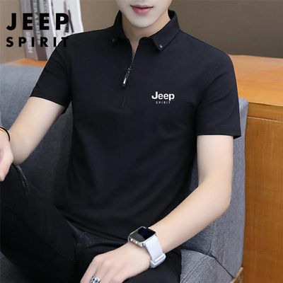 84417/JEEP/吉普POLO衫短袖t恤男士夏季薄款新款韩版半袖大码中青年短袖