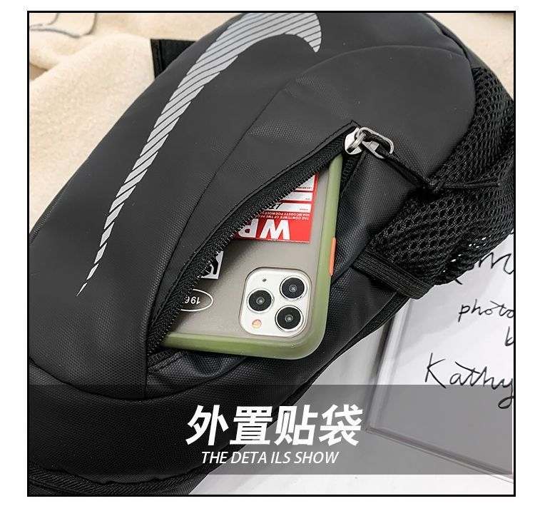 ins超火潮牌胸包腰包款潮时尚百搭防水牛津布单肩包斜挎包