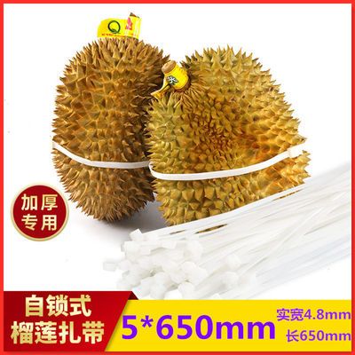 65厘米长榴莲专用尼龙扎带塑料捆绑带强力卡扣固定扎线带超长加宽