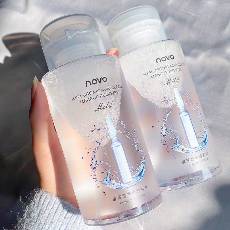 【送卸妝棉】NOVO卸妝水溫和不刺激按壓式學生深層清潔敏感肌可用