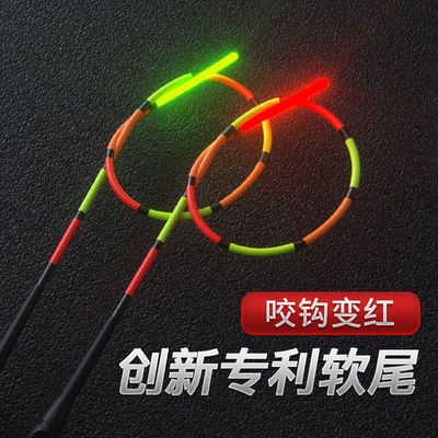26330/重力感应变色一点目亮夜光漂高灵敏醒目日夜两用电子野钓鲫鱼浮漂