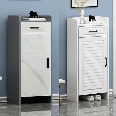 入门鞋柜小户型超窄家用网红窄柜子小型带门大容量简易鞋子收纳柜