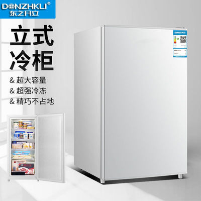 70 1升全冷冻冰箱单门小型冷冻柜立式母乳茶叶冷冻箱家用小冰箱 虎窝拼