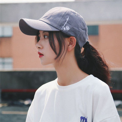 61007/帽子女夏季韩版潮牌无顶棒球帽ins网红防晒鸭舌遮阳帽百搭空顶帽