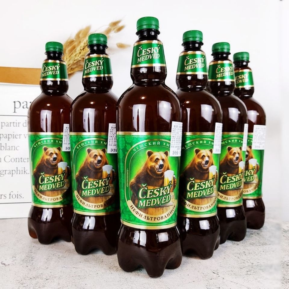 俄罗斯进口啤酒捷克之熊啤酒波罗的海精酿烈性生啤整箱白啤包邮【3月