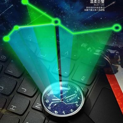 32940/十二星座夜光防水手表男女学生韩版潮流炫酷星空防水情侣电子手表