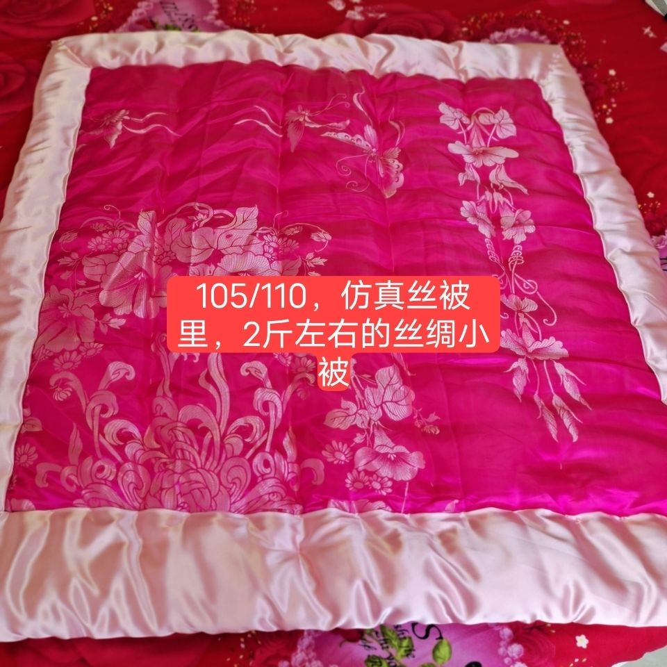 儿童棉被幼儿园冬季加厚春秋被传统包边棉被丝绸被芯被子
