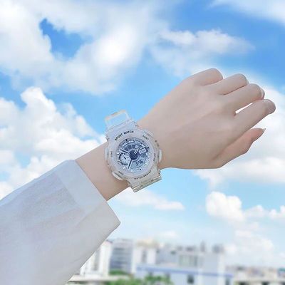 74085/少女学生夜光多功能女表运动潮男电子手表时尚气质原宿舍风